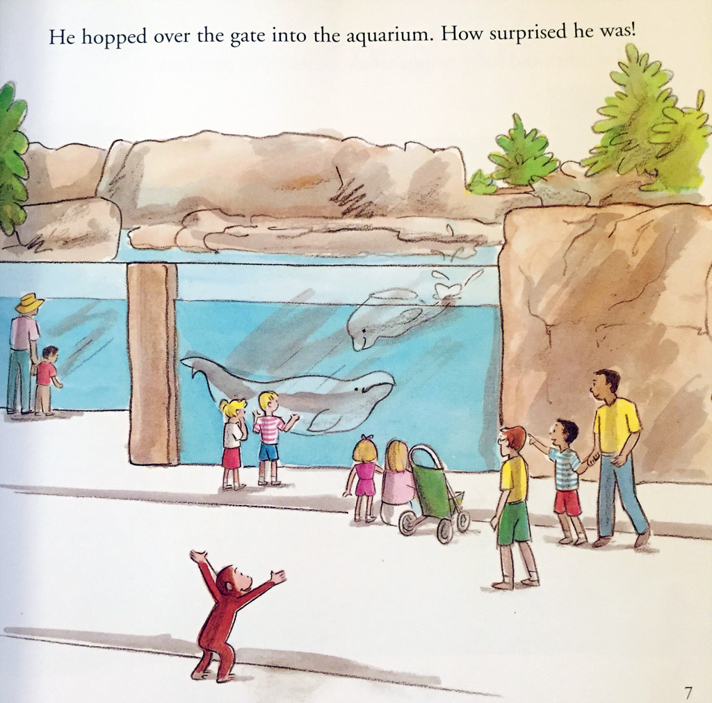 Curious George Mystic Aquarium Their Connection Kidstravelbooks